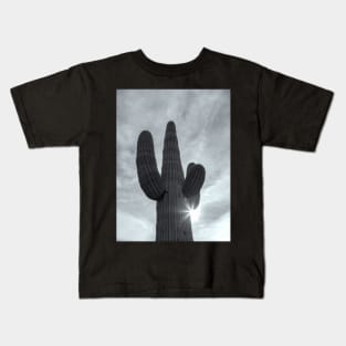 Saguaro bw Kids T-Shirt
